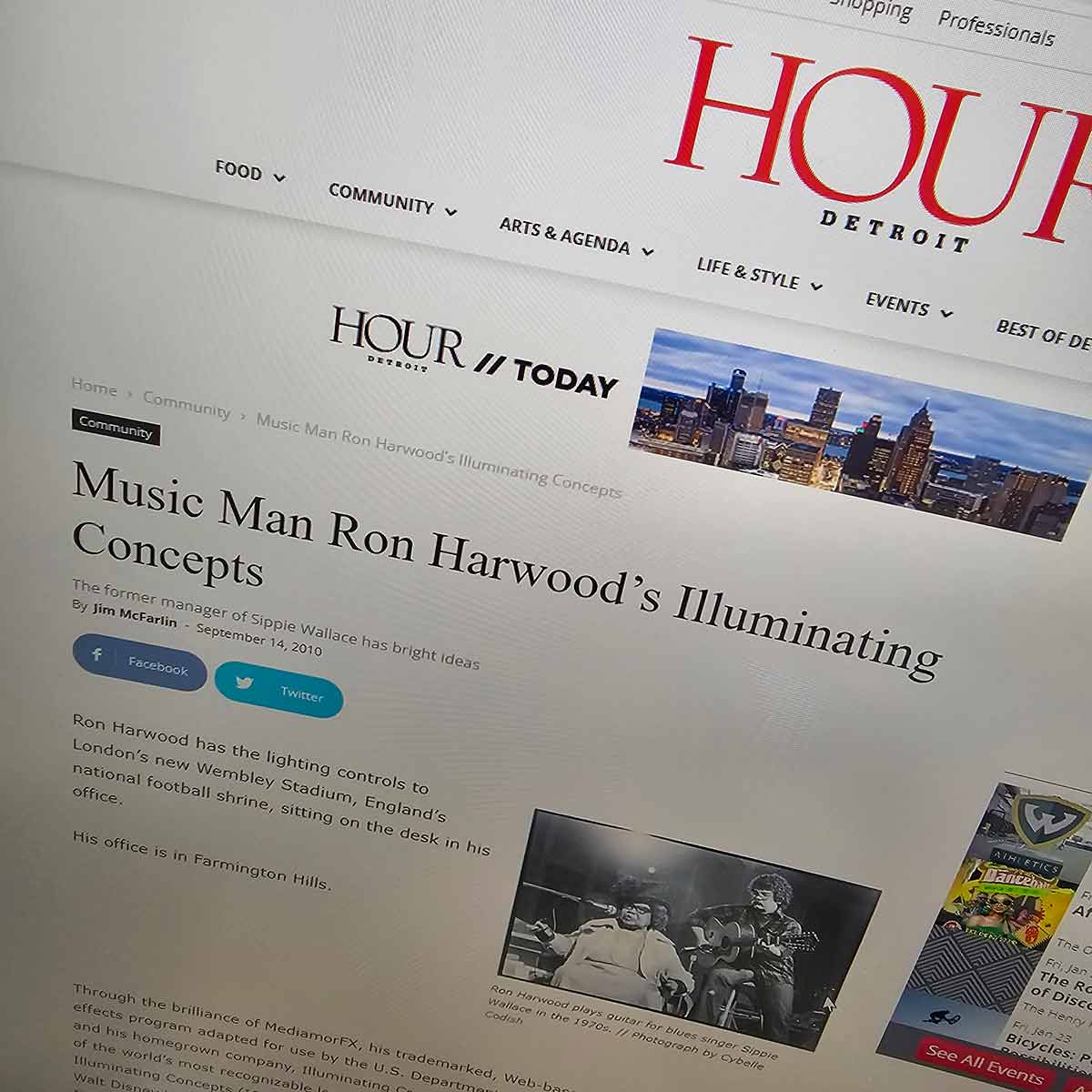 Featured image for “Music Man Ron Harwood’s Illuminating Concepts”