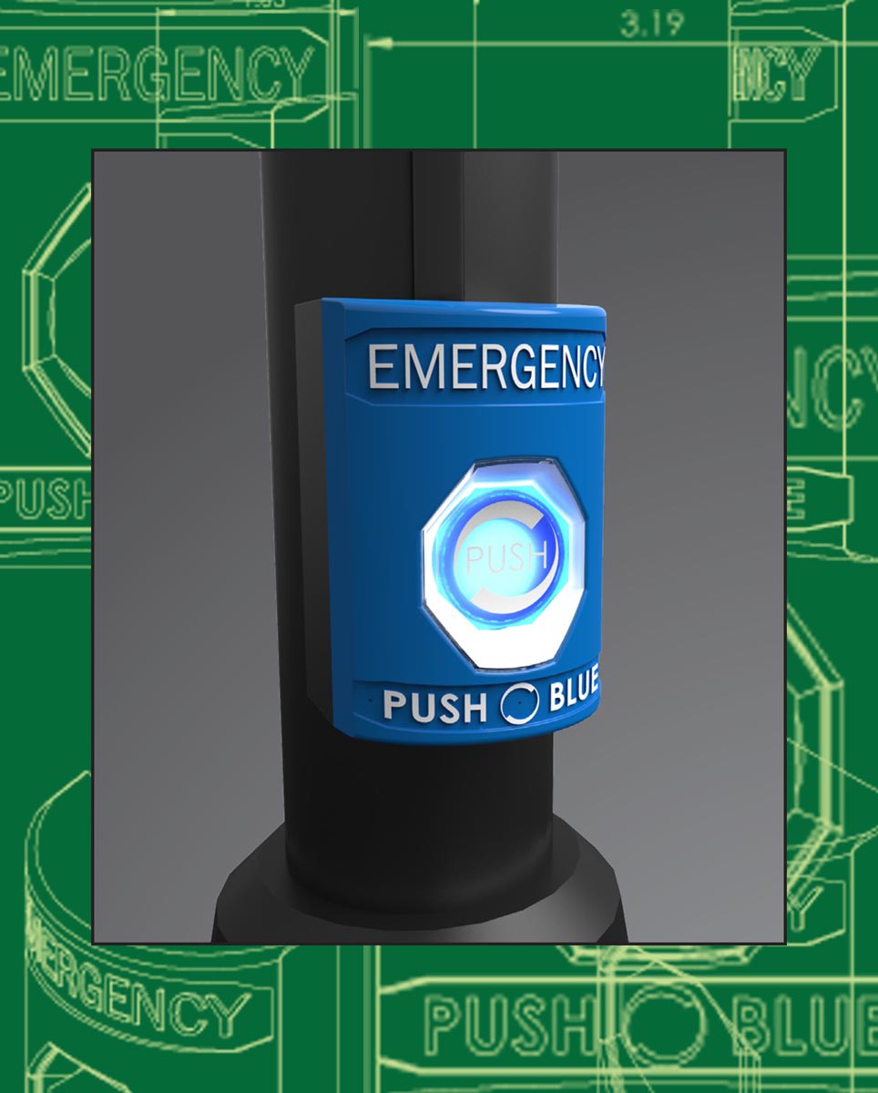 Intellistreets Push Blue Call System