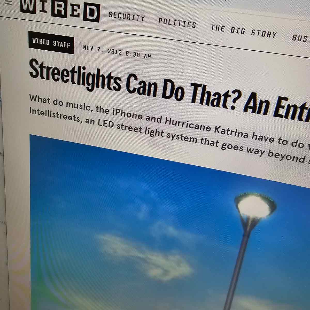 Featured image for “Streetlights Can Do That? An Entrepreneur Creates Smarter Cities”