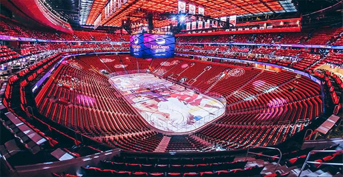 Featured image for “Comerica Park & Little Caesars Arena, Detroit, MI”